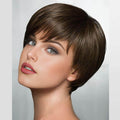 Short Brown Pixie Cut Wig for Women