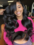 Body Wave Lace Front Human Hair Glueless Wig for women and Girls