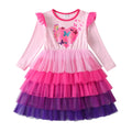 Long Sleeve Tulle Toddler Dress